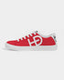 HEED NYC Men's Classic Cherry Red & White Vegan Leather Sneakers